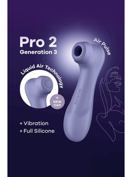 Pro 2 Generation 3with Liquid Air Technology, Vibration and Bluetooth/App lilac