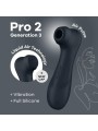 Stymulator łechtaczki Pro 2 Generation 3 with Liquid Air black Satisfyer