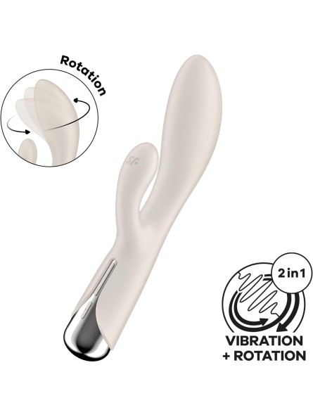Wibrator króliczek Spinning Rabbit 1 Beige Satisfyer