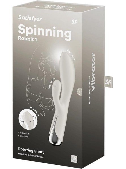 Wibrator króliczek Spinning Rabbit 1 Beige Satisfyer