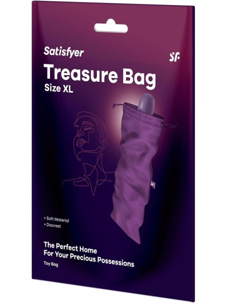 Worek na zabawki erotyczne Treasure Bag XL Violet Satisfyer