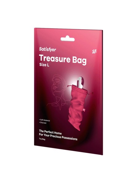 Worek na zabawki erotyczne Treasure Bag L Pink Satisfyer