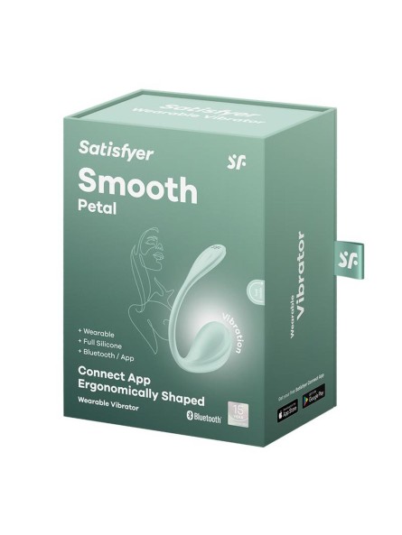 Jajeczko wibrujące Smooth Petal mint Satisfyer