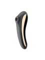 Stymulator łechtaczki z wibratorem Dual Kiss Black Satisfyer