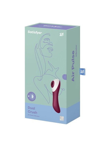 Stymulator łechtaczki z wibratorem Dual Crush Satisfyer