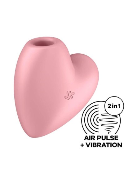 Stymulator łechtaczki Cutie Heart Light Red Satisfyer