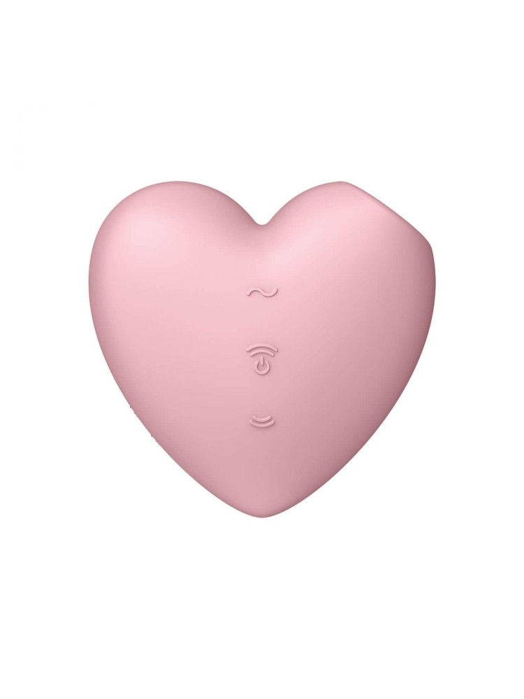 Stymulator łechtaczki Cutie Heart Light Red Satisfyer