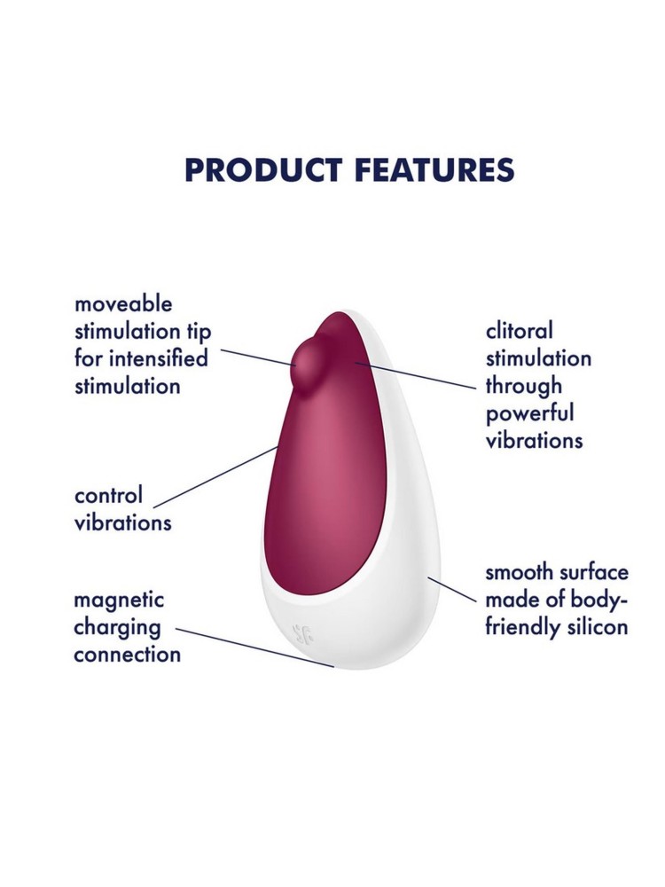 Stymulator łechtaczki Spot On 3 berry Satisfyer