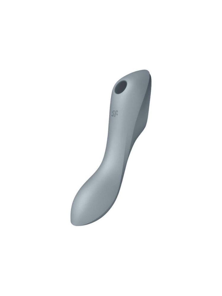 Wibrator wielofunkcyjny Vibrator Curvy Trinity 3 Blue Grey Satisfyer