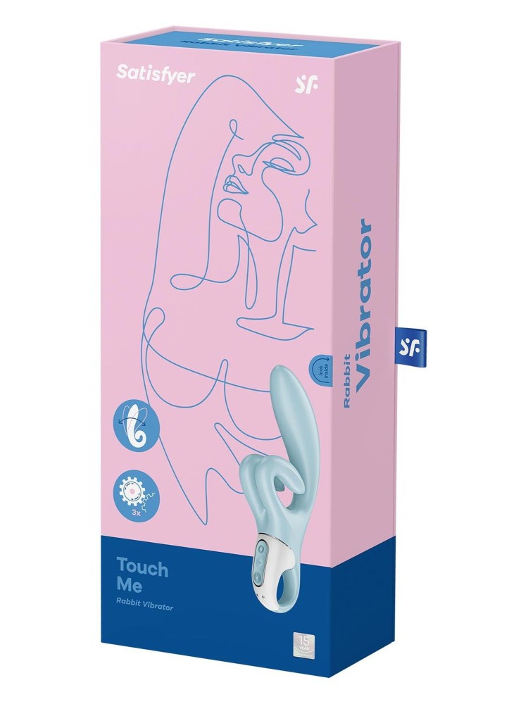 Wibrator króliczek Touch me blue Satisfyer