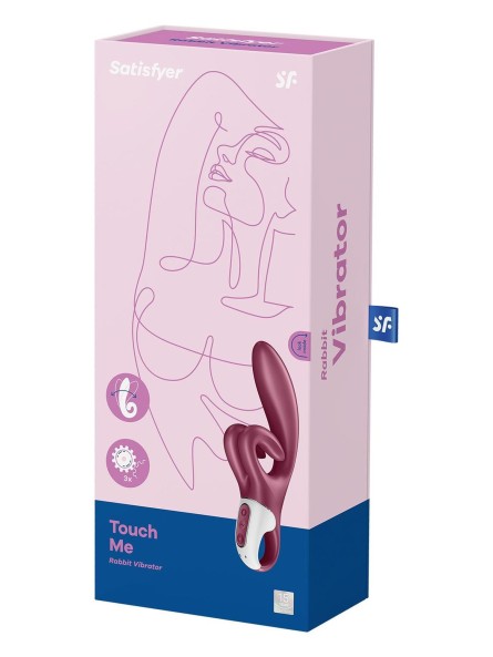 Wibrator króliczek Touch me red Satisfyer
