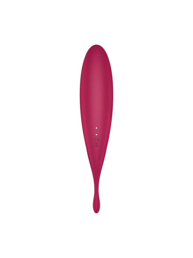 Wibrator wielofunkcyjny Twirling Pro Connect App dark red Satisfyer
