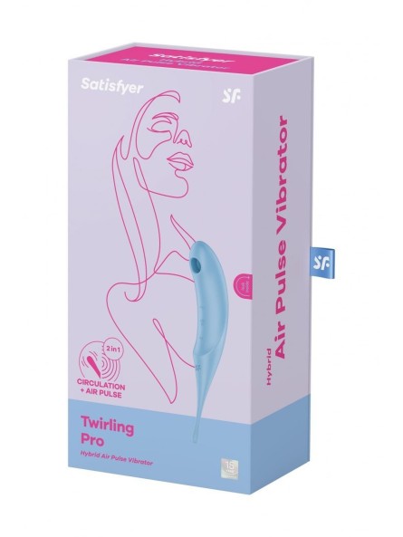 Wibrator wielofunkcyjny Twirling Pro blue Satisfyer