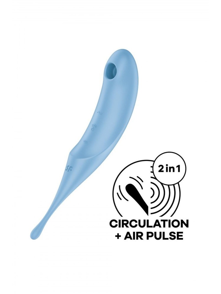 Wibrator wielofunkcyjny Twirling Pro blue Satisfyer