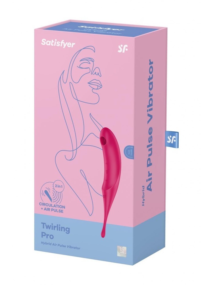 Wibrator wielofunkcyjny Twirling Pro red Satisfyer