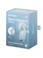 Stymulator łechtaczki Tap & Climax 2 blue Satisfyer