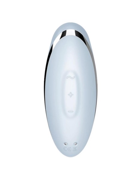 Stymulator łechtaczki Tap & Climax 2 blue Satisfyer