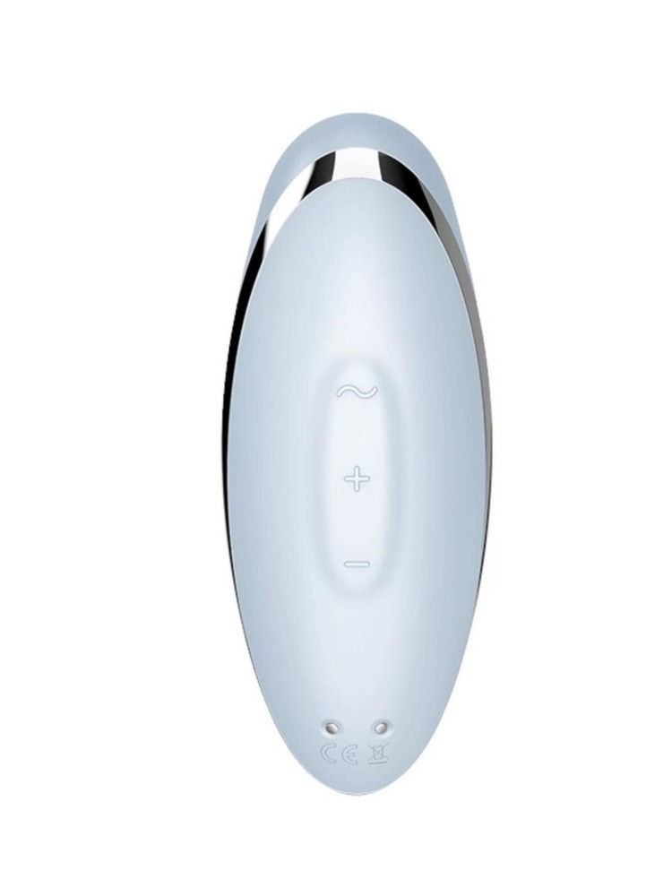 Stymulator łechtaczki Tap & Climax 2 blue Satisfyer