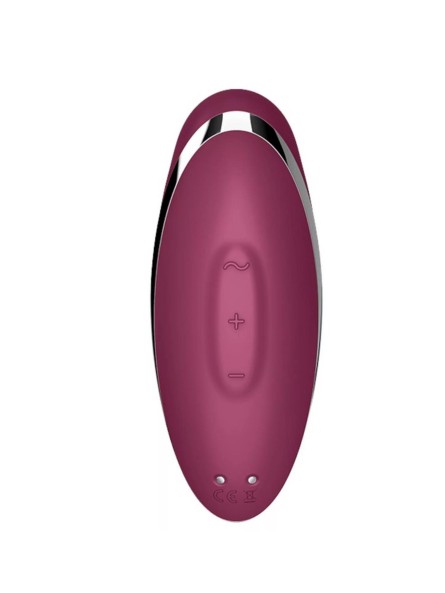 Stymulator łechtaczki Tap & Climax 2 red Satisfyer