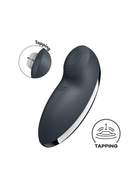 Stymulator łechtaczki Tap & Climax 2 grey Satisfyer