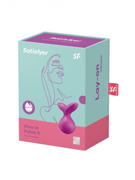 Stymulator łechtaczki Viva la Vulva 3 violet Satisfyer