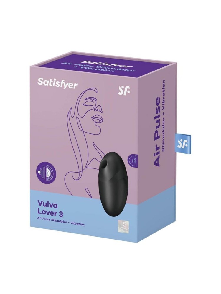 Stymulator łechtaczki Vulva Lover 3 black Satisfyer
