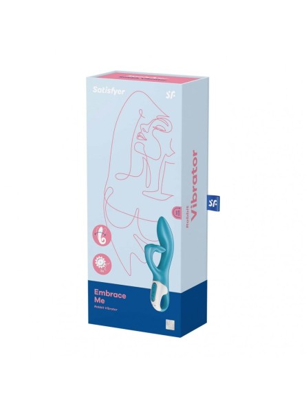 Wibrator króliczek Embrace me Turquoise Satisfyer