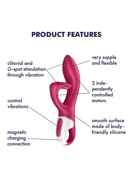 Wibrator króliczek Embrace me Berry Satisfyer