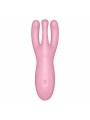 Wibrator do łechtaczki Threesome 4 Connect App Pink Satisfyer