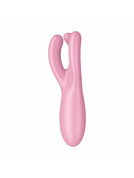 Wibrator do łechtaczki Threesome 4 Connect App Pink Satisfyer