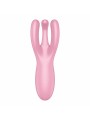Wibrator do łechtaczki Threesome 4 Connect App Pink Satisfyer