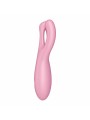 Wibrator do łechtaczki Threesome 4 Connect App Pink Satisfyer