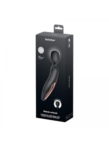 Wibrator różdżka Wand-erland Black/Rosegold Satisfyer