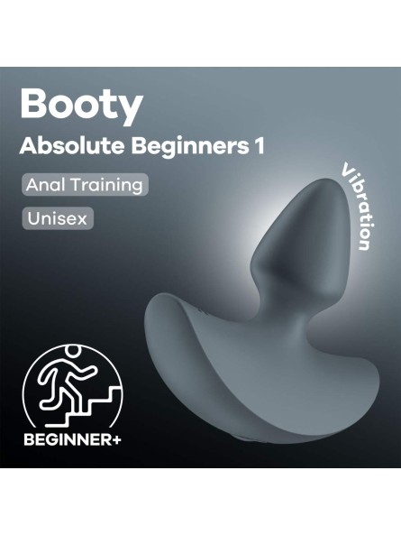 Wibrujący korek analny Booty Absolute Beginners 1 Satisfyer