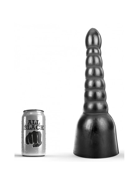 Dildo AB17 Bole 22 x 6.5cm All Black