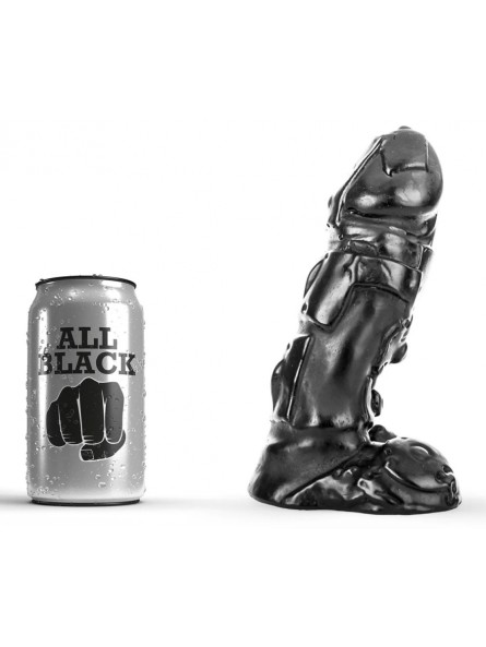 Dildo AB25 Dagger 14 x 4.8cm All Black