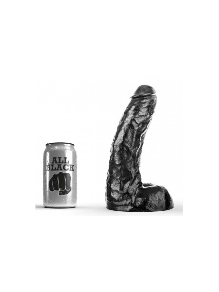 Dildo AB67 Ray 22 x 6,5 cm All Black