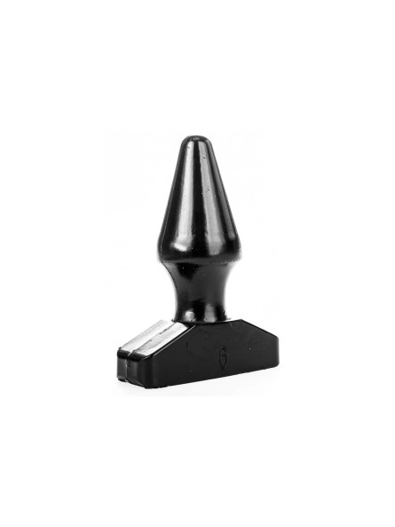 Korek analny AB77 Pop6 12 x 6cm All Black