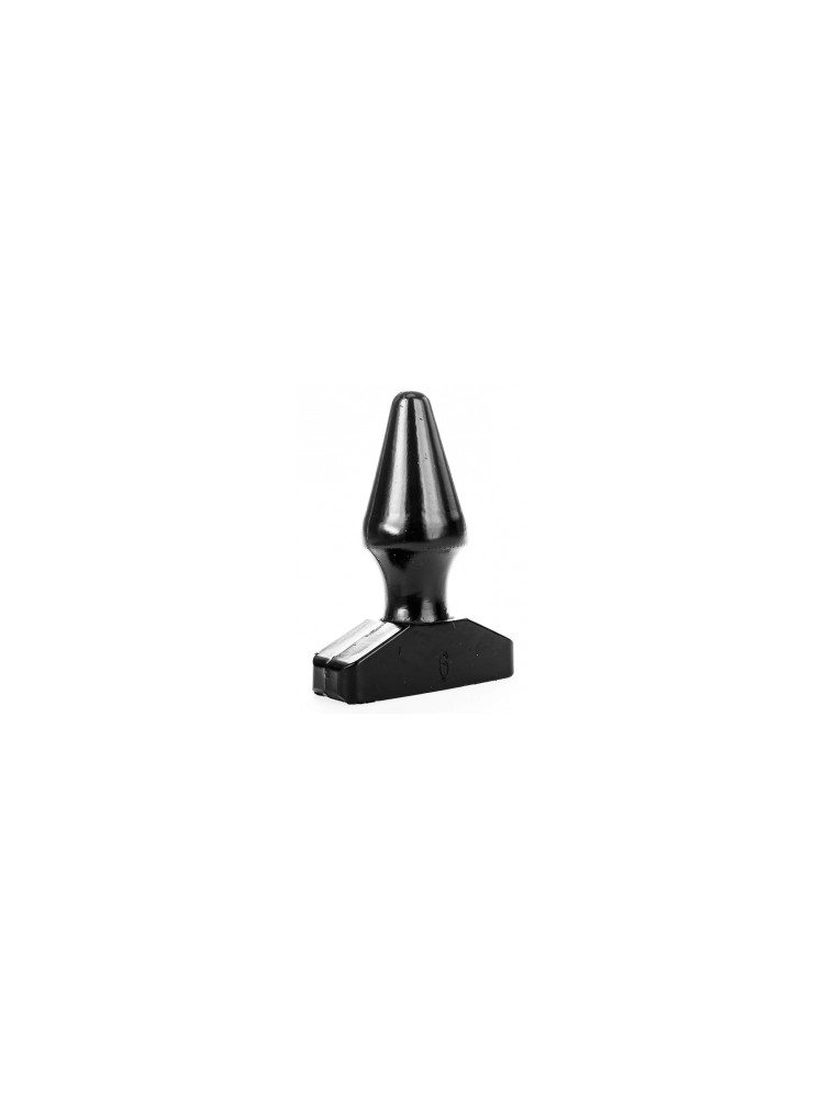 Korek analny AB77 Pop6 12 x 6cm All Black