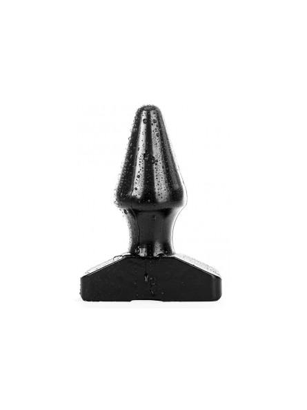 Korek analny AB77 Pop6 12 x 6cm All Black