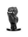 Korek analny AB92 Jordan 12 x 8cm All Black