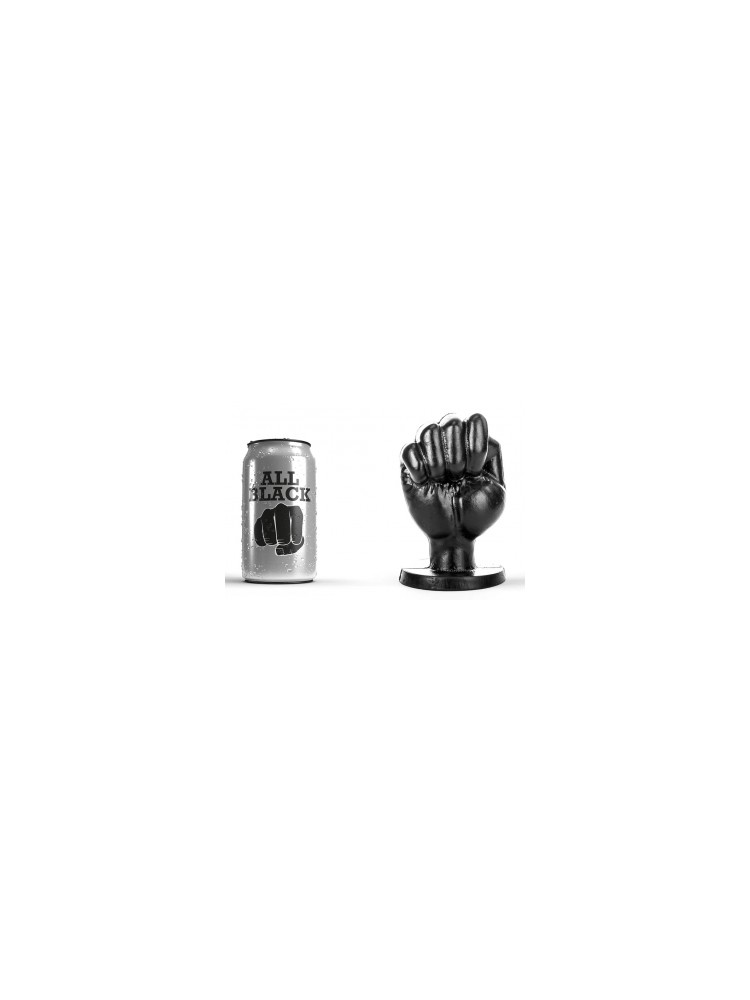 Korek analny AB92 Jordan 12 x 8cm All Black