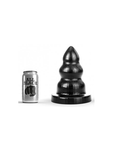 Korek analny AB95 Triple Pleasure S 17 x 10,5 cm All Black