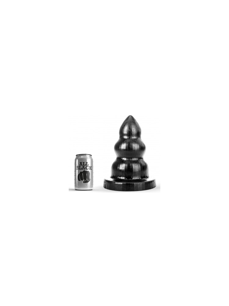 Korek analny AB96 Triple Pleasure M 23 x 13cm All Black