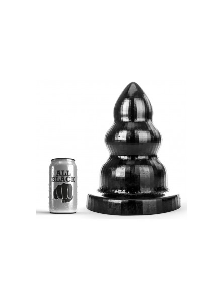 Korek analny AB97 Triple Pleasure L 25 x 15cm All Black