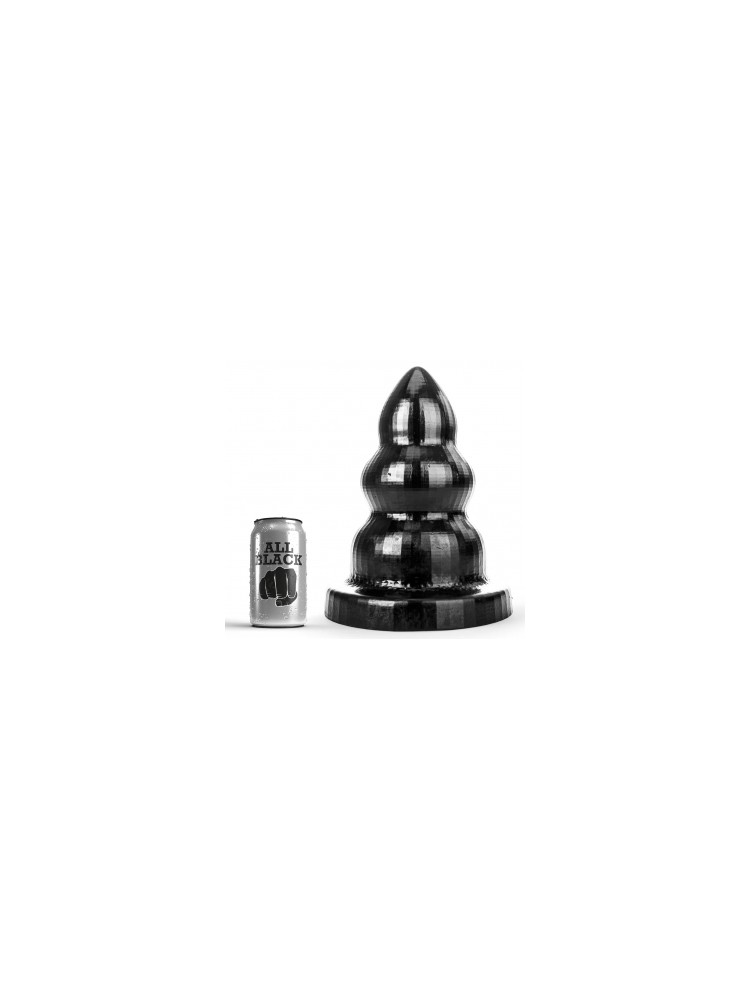 Korek analny AB97 Triple Pleasure L 25 x 15cm All Black