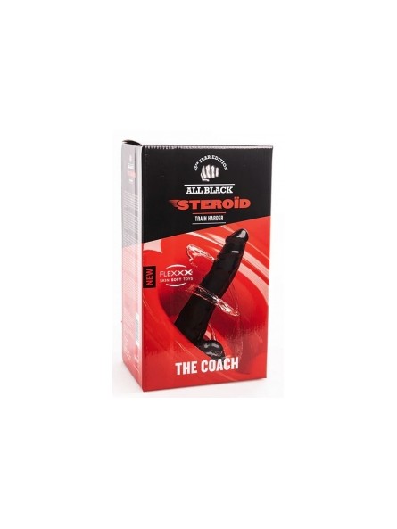 Dildo Steroid ABS02 The Coach 25 x 7cm All Black