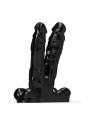 Podwójne dildo Steroid ABS03 Teamwork 25 x 7cm All Black