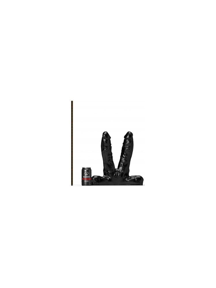 Podwójne dildo Steroid ABS03 Teamwork 25 x 7cm All Black