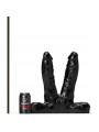 Podwójne dildo Steroid ABS03 Teamwork 25 x 7cm All Black